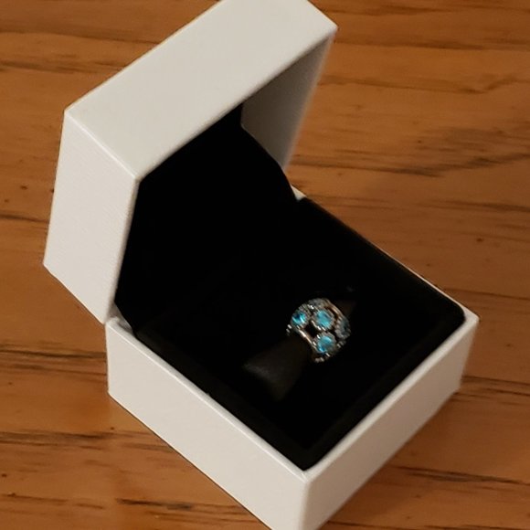 Blue topaz Pandora charm - Picture 2 of 3